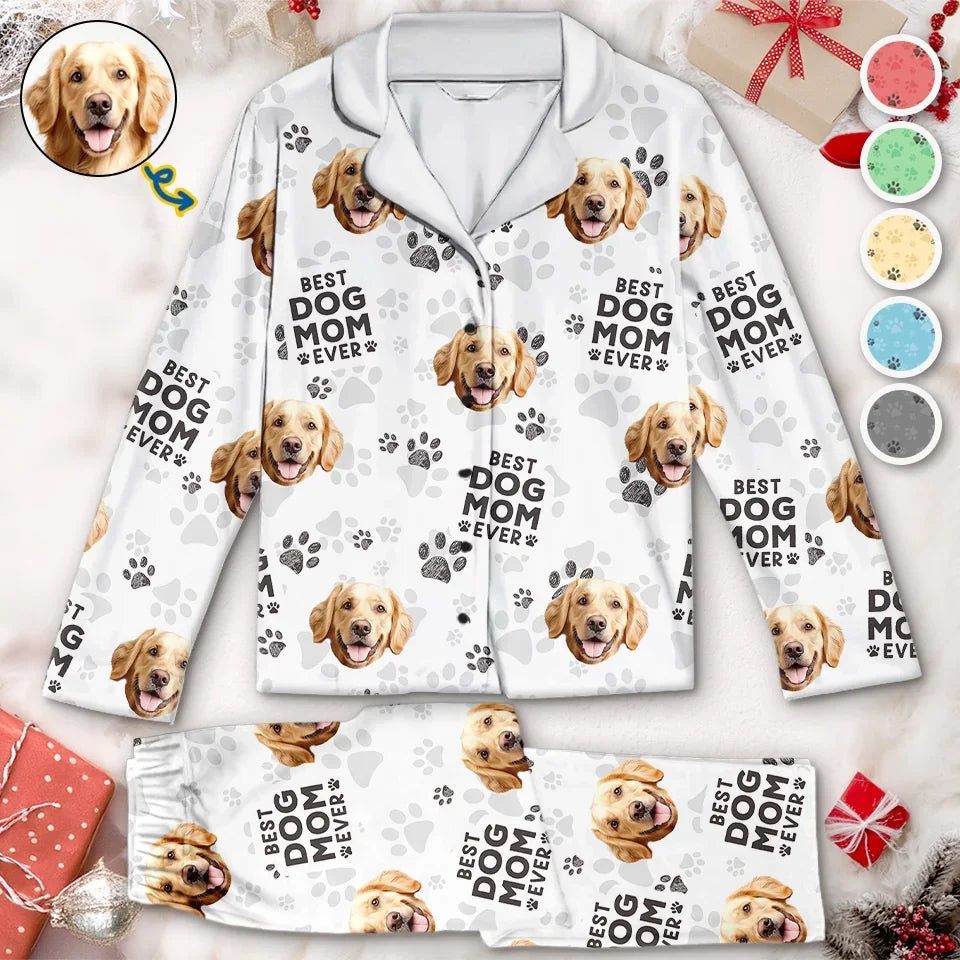Custom Photo I Will Always Woof You  Dog & Cat Personalized Custom Pajamas  Christmas Gift For Pet Owners Pet Lovers
