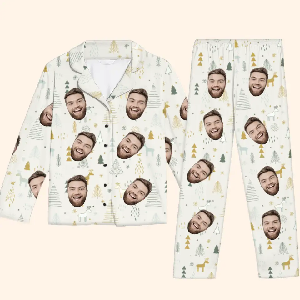 Custom Photo Life Is Better In Pajamas  Family Personalized Custom Pajamas  Christmas Gift For Family Members