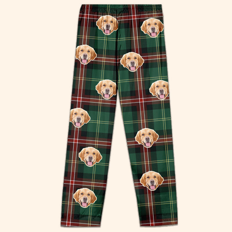 Custom Photo My Favorite Pawjama Pants  Dog & Cat Personalized Custom Face Photo Pajama Pants  Christmas Gift For Pet Owners Pet Lovers