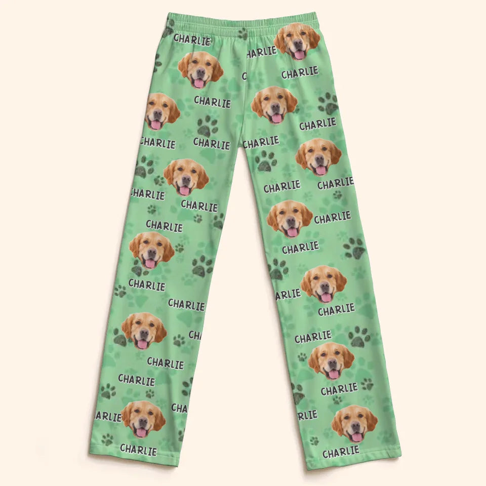 Custom Photo Pawsome Christmas Vibes!  Dog & Cat Personalized Custom Pajama Pants  Christmas Gift For Pet Owners Pet Lovers