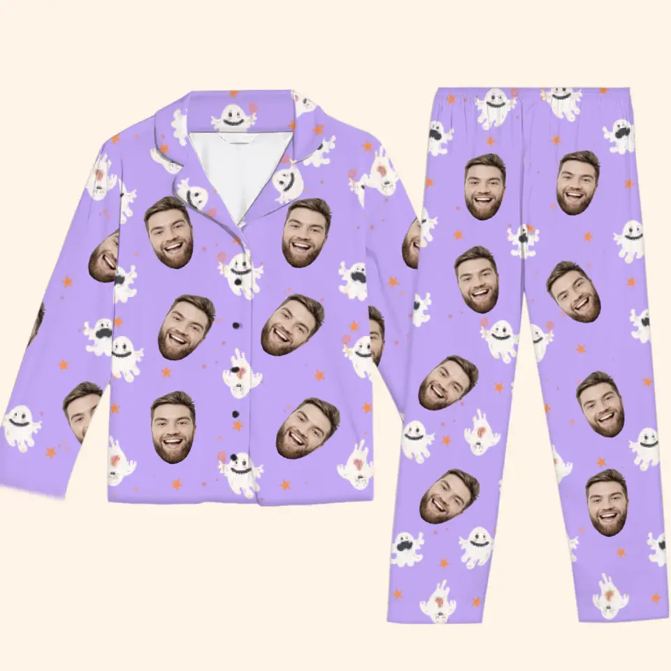 Custom Photo The Spooky Dangers Lurking Around The Corner Family Personalized Custom Pajamas Halloween Gift For Family Members