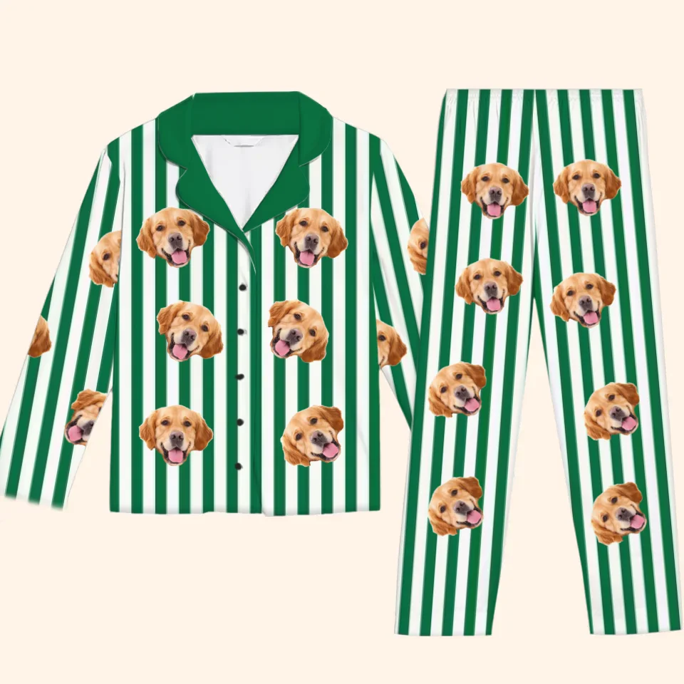 Custom Photo You’re My Furry Christmas Miracle Dog & Cat Personalized Custom Pajamas Christmas Gift For Pet Owners Pet Lovers