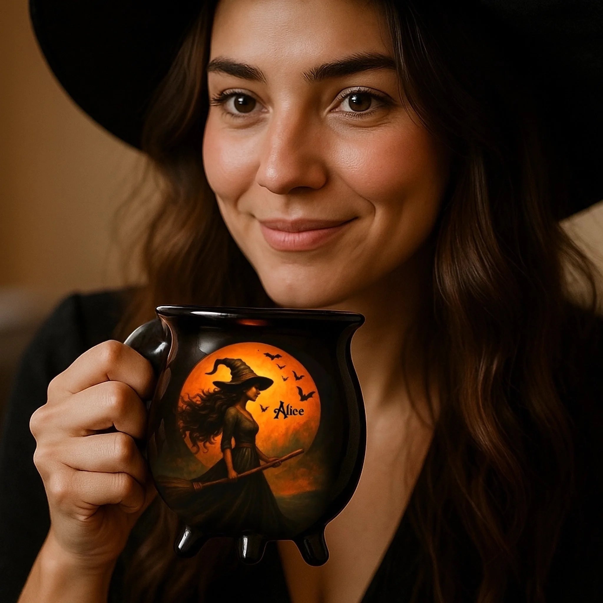 Custom Witch Cauldron Coffee Mug New Arrival Witchy Gifts For Besties Sisters BFF Family Yourself Witching You A Wicked Brew AMZ
